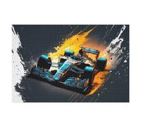 1000pcs(75x50cm) Puzzles pour Adolescents Formula 1 Speed Artwork Puzzle pour Adultes - Jeu De Réflexion Stimulant - Défi Difficile - Cadeaux Uniques pour Anniversaires Et Noël 1000pcs(75x50cm)