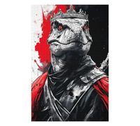 1000pcs(75x50cm) Puzzles pour Adolescents Raptor T-Rex Dinosaur King Puzzles Jeux Relaxants Améliore La Mémoire Cadeaux Uniques pour Un Anniversaire Et Noël 1000pcs(75x50cm)