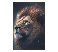 1000pcs(75x50cm) Puzzles pour Adolescents Regal Lion Majesty Puzzle pour Adultes, Jeu De Réflexion, Cadeau d'anniversaire Idéal pour Toute La Famille 1000pcs(75x50cm)