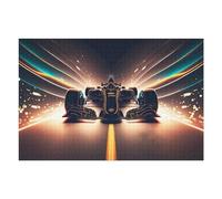 1000pcs(75x50cm) Puzzles pour Adultes Formula 1 Speed Artwork -4 Jeu De Puzzle Casse-tête pour Améliorer La Mémoire Cadeaux Uniques pour Un Anniversaire Et Noël 1000pcs(75x50cm)