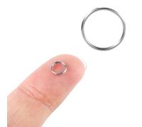 1000pcs Argent Anneaux de Jonction, 6mm Anneaux Fendus Acier Inoxydable Petits Porte-Clés pour Connexion du Fermoir Mini Anneau Métal pour Porte-Clés Fabrication de Bijoux Bricolage
