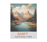 1000Pcs，Banff National Park，Jigsaw Adult Decompression Game Puzzle Students Toy for Children Christmas Birthday Gifts（50x70cm）-FK85