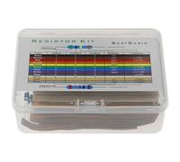 1000Pcs/Box 50 Values 1/4W 1Ω~10MΩ Metal Film Resistor Resistance Assortment Kit Set 1% NWPNLXEA