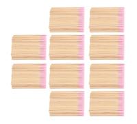 1000pcs Cotton-Bas, Manucure Tampons de Précision, Conseils de Précision en Coton Pointu pour le Maquillage, Nettoyage électronique (conception de Bâton en bois)