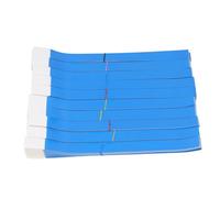 1000pcs Disposable Wristbands, Tear - Resistant Paper Event Bracelets for Children with Adjustable Fit and Bright Colors, Ideal for Playground Concert Crowd Safety (Bleue)
