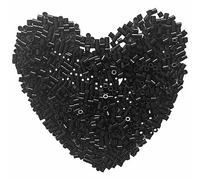 1000Pcs Fuse Beads - Hama Bead Bulk Refill Kit,2.6mm Black Melting Beads for Crafts.