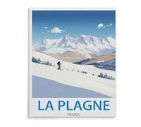 1000Pcs，La Plagne France，Jigsaw Adult Decompression Game Puzzle Students Toy for Children Christmas Birthday Gifts（26x38cm）-J47