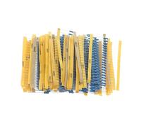 1000Pcs/lot 50Values x 20pcs 1% 0.1 ohm~4.7M ohm 1/2W 0.5W Metal Film Resistor Assorted Kit package NWPNLXEA