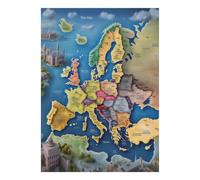 1000pcs Mini Puzzle pour Famille Carte Europe Architecture
