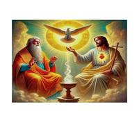 1000pcs Mini Puzzle pour Famille Cheval Magie Rituel