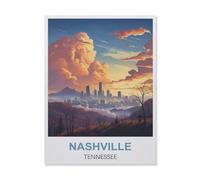 1000Pcs，Nashville Tennessee，Jigsaw Adult Decompression Game Puzzle Students Toy for Children Christmas Birthday Gifts（26x38cm）-EQ64