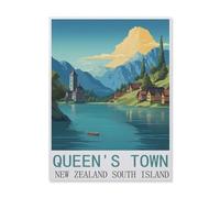 1000Pcs，Queenstown New Zealand South Island，Jigsaw Adult Decompression Game Puzzle Students Toy for Children Christmas Birthday Gifts（38x52cm）-FJ65
