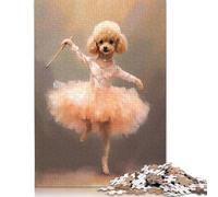 1000pcs Toy Caniche Ballerina Puzzle Adulte Puzzle en Bois Jeux Éducatifs pour Enfants 1000 Pièces (75x50cm)