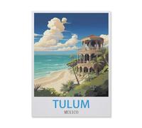 1000Pcs，Tulum Mexico，Jigsaw Adult Decompression Game Puzzle Students Toy for Children Christmas Birthday Gifts（38x52cm）-FF85