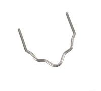 1000pcs V-Style Hot Agrafeuse Agrafes 0.8mm Diamètre Acier Inoxydable Plastique Soudure Clous pour Voiture Pare-Chocs Kits de Réparation - Compatible avec Automo