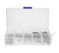 1000pcs vis autotaraudeuse, M1 M1.2 M1.4 M1.7 ensemble de vis filetées à tête cylindrique croisée en acier inoxydable, attaches vis autotaraudeuse