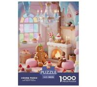 1000Pièces Puzzle Jeu De Patience Qualité Supérieure Animaux Mignons de Noël Défi Jouets Cadeau Unique Adultes Enfants Style-2