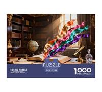 1000Pièces Puzzle Jeu De Patience Qualité Supérieure librairie De l'art De La Décoration Cadeau Unique pour Enfants Et Adultes Style-2