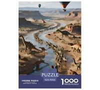 1000Pièces Puzzle Jeu D'Intelligence Qualité Supérieure Dinosaure World De l'art De La Décoration Cadeau Unique Adultes Enfants Style-7