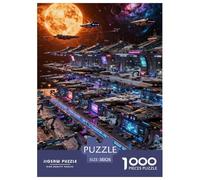 1000Pièces Puzzle Jeu D'Intelligence Qualité Supérieure Sci-FI Nave Spatiale De l'art De La Décoration Cadeau Unique Adultes Enfants Style-4