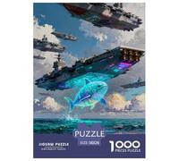 1000Pièces Puzzle Jeu D'Intelligence Qualité Supérieure Sci-FI Nave Spatiale Défi Jouets Cadeau Unique pour Adultes Enfants Style-3