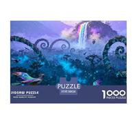 1000Pièces Puzzle Jeu D'Intelligence Qualité Supérieure World Beautiful Le Paysage Défi Jouets Cadeau Unique pour Enfants Et Adultes Style-1