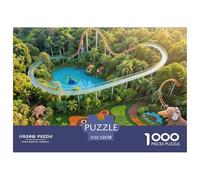 1000Pièces Puzzle Jeu Éducatif Qualité Supérieure World Beautiful Le Paysage De l'art De La Décoration Cadeau Unique À Partir De 14 Ans Style-1