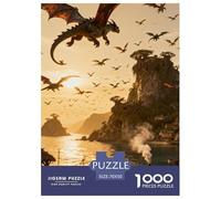 1000Pièces Puzzle Moderne Jeu Qualité Supérieure Dinosaure World De l'art De La Décoration Cadeau Unique pour Adultes Enfants Style-4