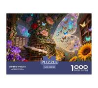 1000Pièces Puzzle Moderne Jeu Qualité Supérieure librairie De l'art De La Décoration Cadeau Unique pour Adultes Enfants Style-9