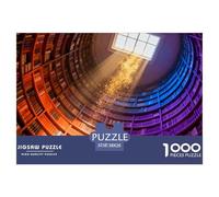 1000Pièces Puzzle Moderne Jeu Qualité Supérieure librairie Défi Jouets Cadeau Unique pour Adultes Enfants Style