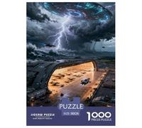 1000Pièces Puzzle Moderne Jeu Qualité Supérieure Sci-FI Nave Spatiale Défi Jouets Cadeau Unique Adultes Enfants Style-4