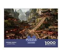 1000Pièces Puzzle Moderne Jeu Qualité Supérieure World Beautiful Le Paysage Défi Jouets Cadeau Unique Adultes Enfants Style-4