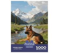 1000Pièces Puzzles Jeu De Patience Qualité Supérieure Animal de Compagnie Chien De l'art De La Décoration Cadeau Unique pour Adultes Enfants Style