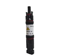 1000VDC connecteur de fusible solaire PV fusible solaire support en ligne 10A 15A 20A 30A fusible connecteur solaire surtension Câblage de protection (Color : 15a Fuse)