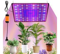 1000w Lampe Horticole LED Spectre Complet 225 LEDs Lampes de Croissance Horticoles 30x30CM Lampe de Croissance pour Plantes Fruits Fleurs Croissance d'Intérieur (Rouge + bleu + blanc)