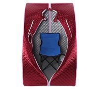 1000W Sauna à vapeur,Portable Home Sauna Infrarouge Spa Tente 98x70x80cm (Rouge)