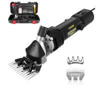1000W Tondeuse Electrique Mouton,Tondeuse à Moutons Machine avec 6 Vitesses Réglables,Machine de Cisaillement Professionnelle pour Animaux Laine Chèvre,avec Étui de Transport (Noir)