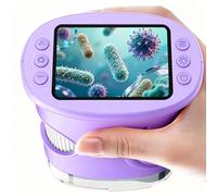1000X Microscope Enfant Portable Loupe: Microscope NuméRique pour 2.0" IPS Pouces - Cadeau Fille 4-12 Ans Garcon Fille - Mini Magnifying Glass - Kids Jouet Violet
