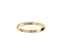 1001 Bijoux Alliance 1/2 jonc 2mm acier doré + écrin (offert) - tour de doigt 52
