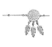 1001 Bijoux Chaîne cheville argent rhodié (Argent 925‰ + protection Rhodium) attrape reve 23+3cm + écrin (offert) + Certificat d'Authenticité Argent 925‰