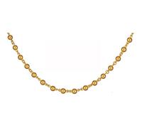 1001 Bijoux Collier boules marseille 40cm + rallonge 45cm plaqué or + écrin (offert)