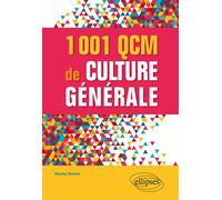 1001 QCM de culture générale - Nicolas Grenier - Ellipses - broché - Scolaire / Universitaire