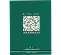Conquerant Cahier piqûre Classique 32 pages 17x22 cm Seyès 2,5 mm 90 g