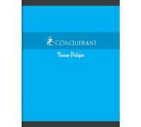 Conquerant Cahier 92713 – Sept travaux pratiques – Piqure – 170 x 220 mm – Papier vert