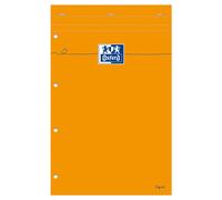 [100106287] Oxford Bloc Note Orange 210 x 315 ligné marge Perforé 160 pages J...