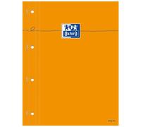 [100106288] Oxford bloc-notes orange 230 x 297 seyès 80 feuilles 4 perfo