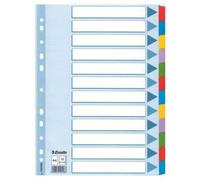 [100169-3] Esselte Lot de 3 Jeux d' Intercalaire crte 160g blanches 12 touche...