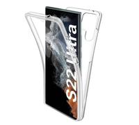 1001Coques - Coque 360° intégrale compatible avec Samsung Galaxy S22 Ultra - Protection avant et arrière - Plastique incassable