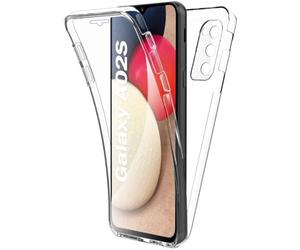 1001coques Coque 360° intégrale - Compatible pour Samsung Galaxy A02S - Couleur Transparente