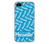 1001coques Coque Compatible avec Apple iPhone 8 - Housse Fine en Silicone Transparente - Design Fier d Etre pour Marseille